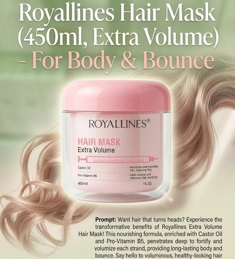 Royallines - Hair Mask Extra Volume