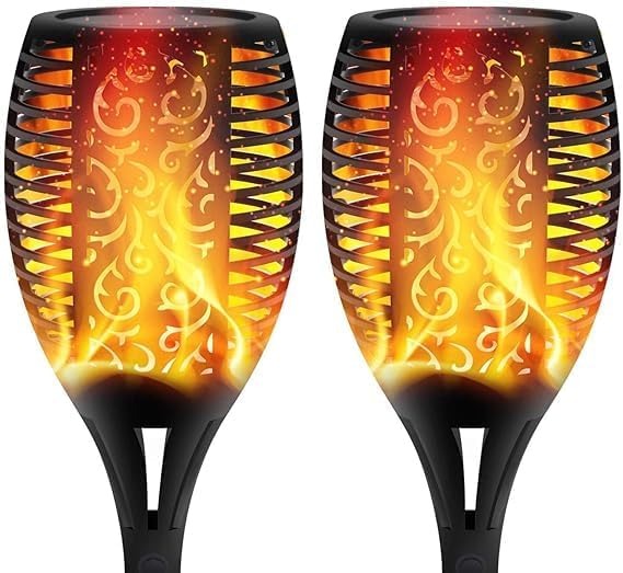 LED Solar Torch Light with Light Control