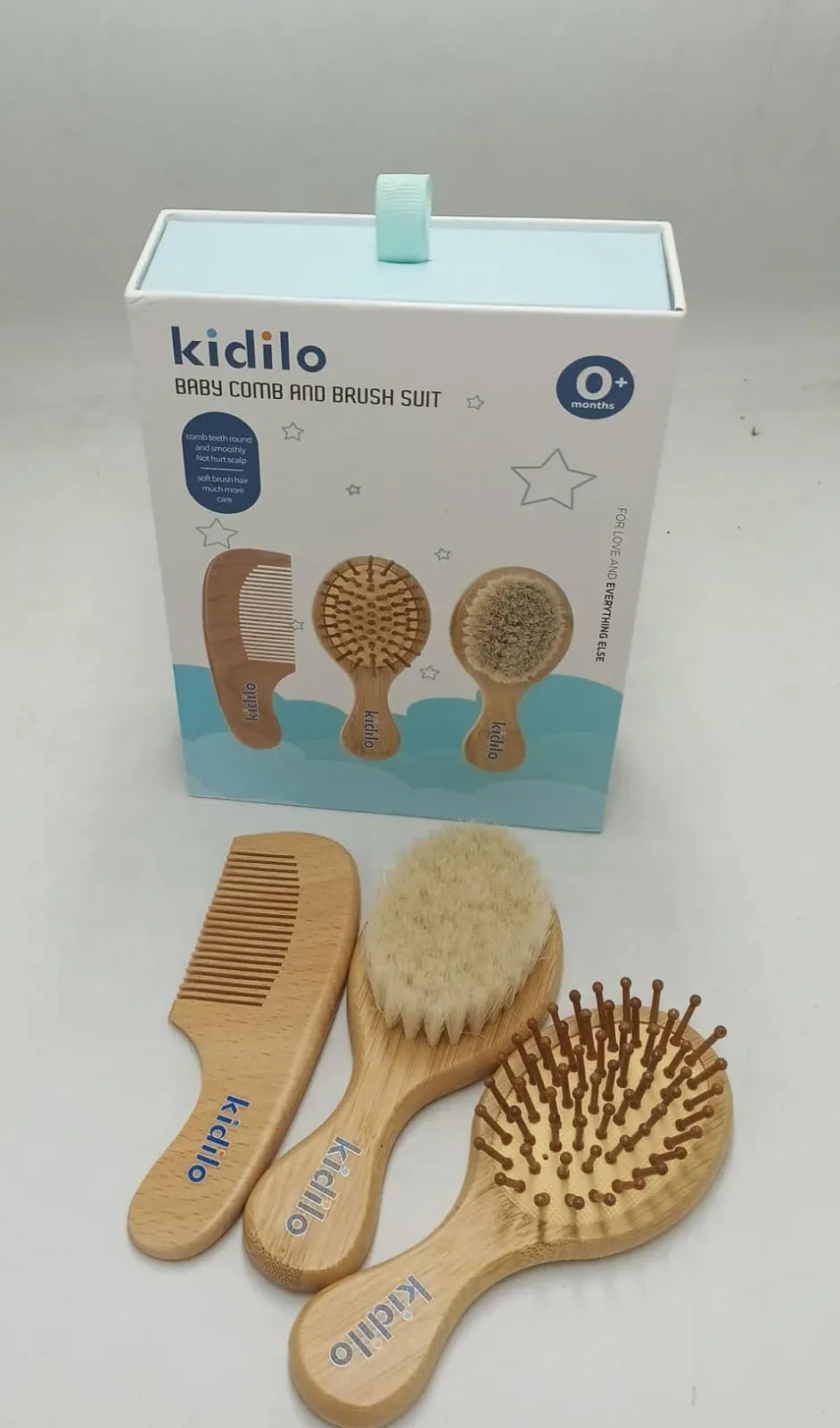 Kidilo - Baby Brush & Comb Set
