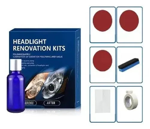 Car Headlight Renovation Kit