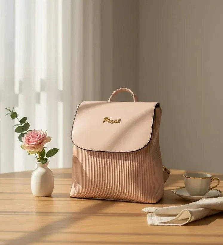 Royal Pleated Backpack