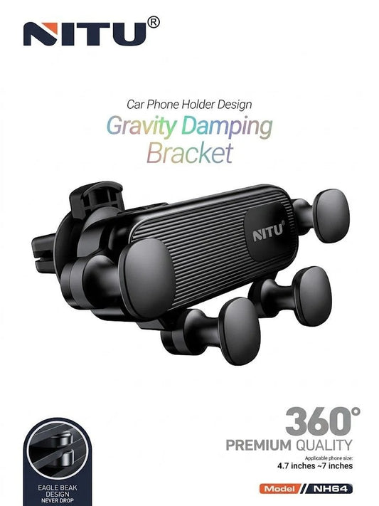 Nitu - Gravity Damping Bracket Car Phone Holder